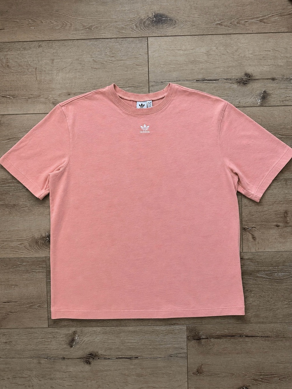 adidas Men's Light Pink Trefoil Crew T-Shirt